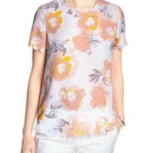 Banana Republic size small petite floral blouse
